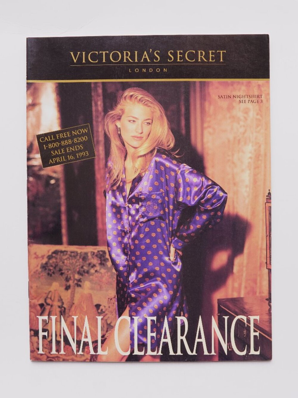 Victoria's Secret Final Clearance 1993 Catalog Vintage